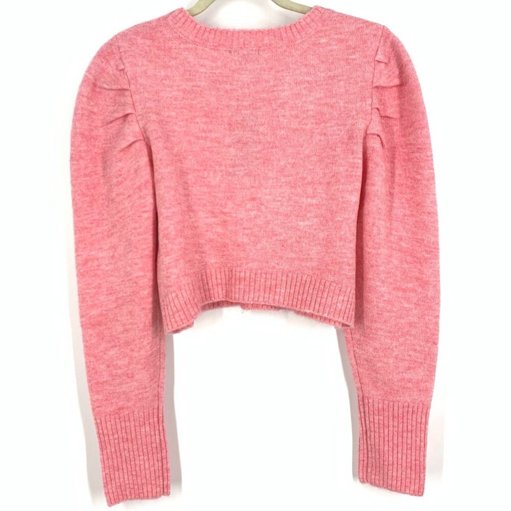 Wild Fable Pink Puff Sleeve‎ Sweater Size Small NWT - Picture 2 of 7